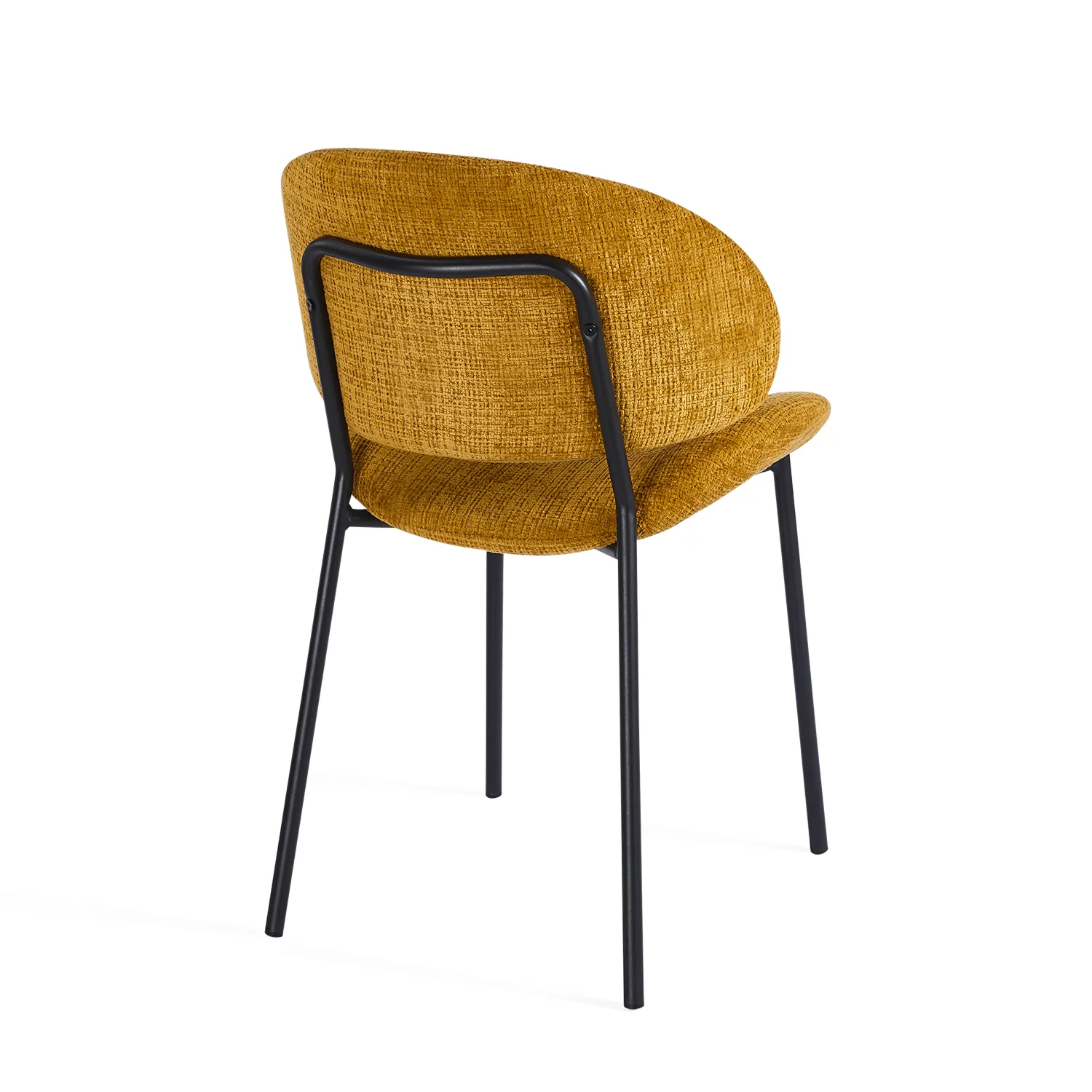 Noble Dining Chair – Mustard (Set of 4) - Image 6