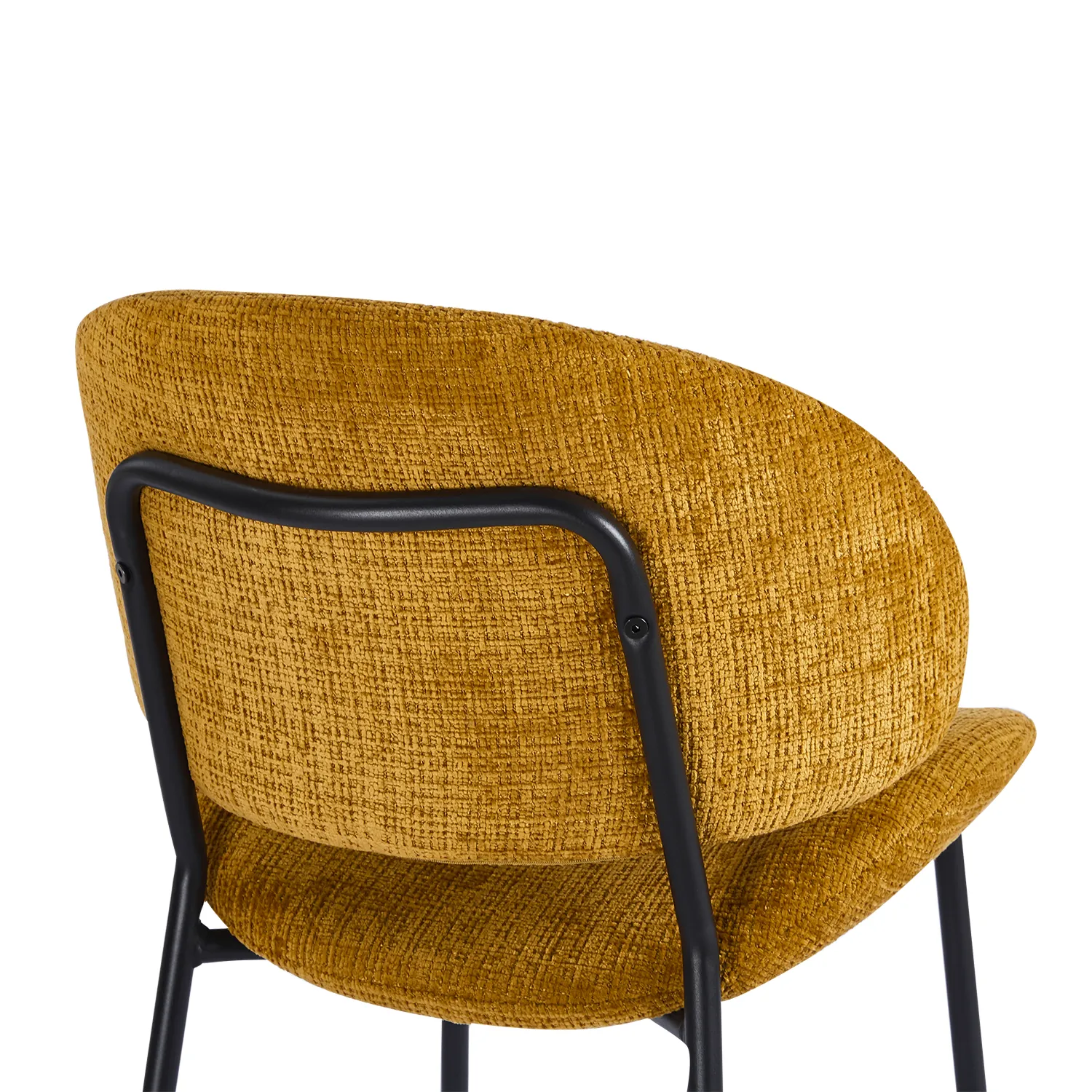 Noble Dining Chair – Mustard (Set of 4) - Image 8