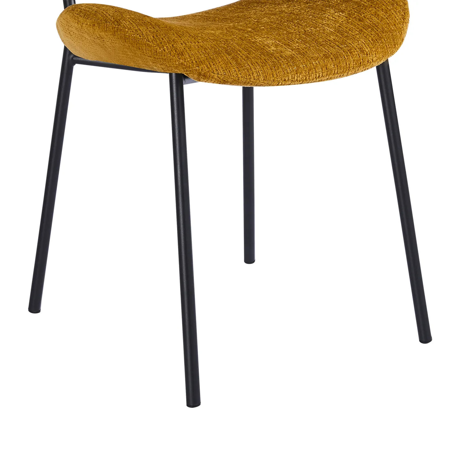 Noble Dining Chair – Mustard (Set of 4) - Image 9
