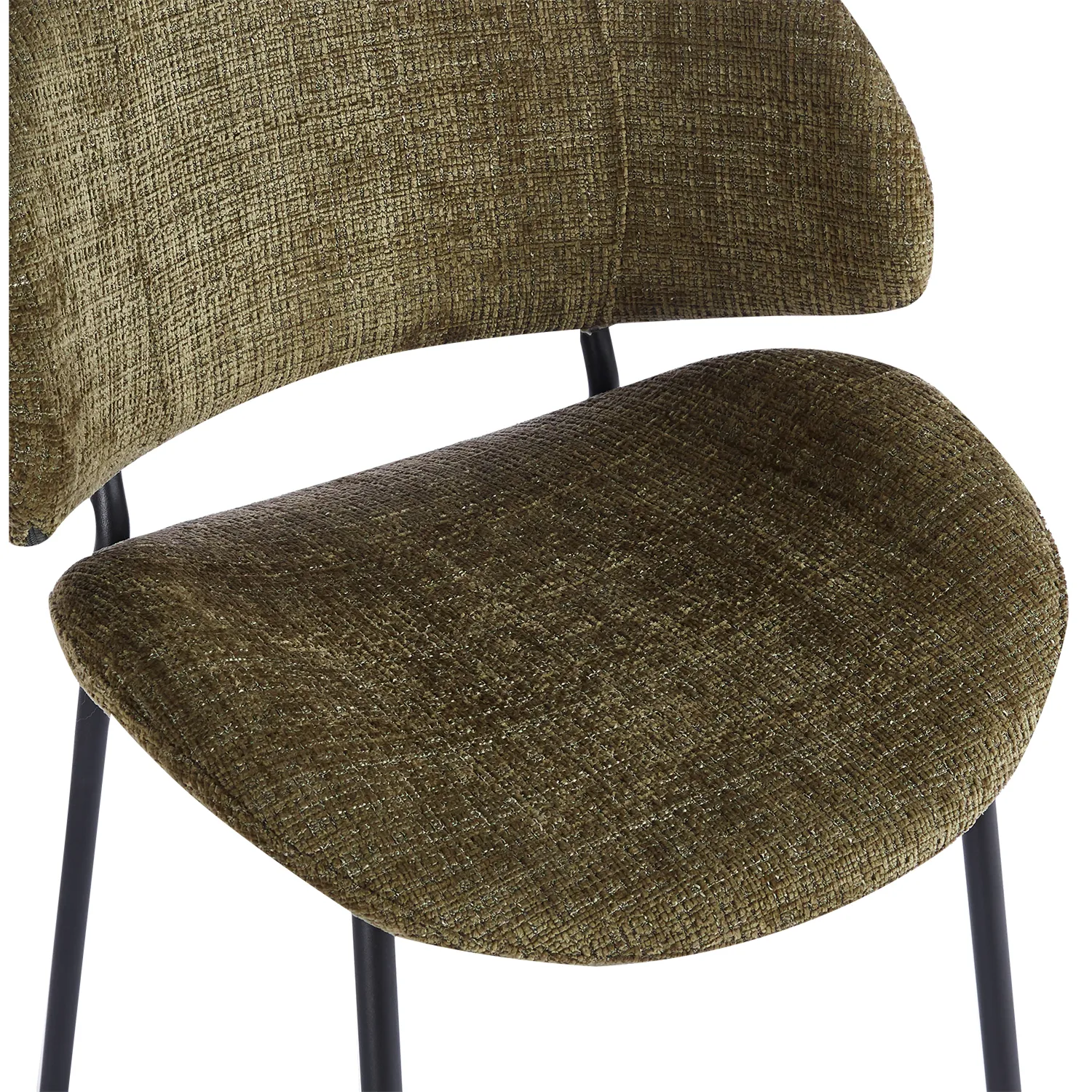 Noble Dining Chair – Olive Green (Set of 4) - Image 10