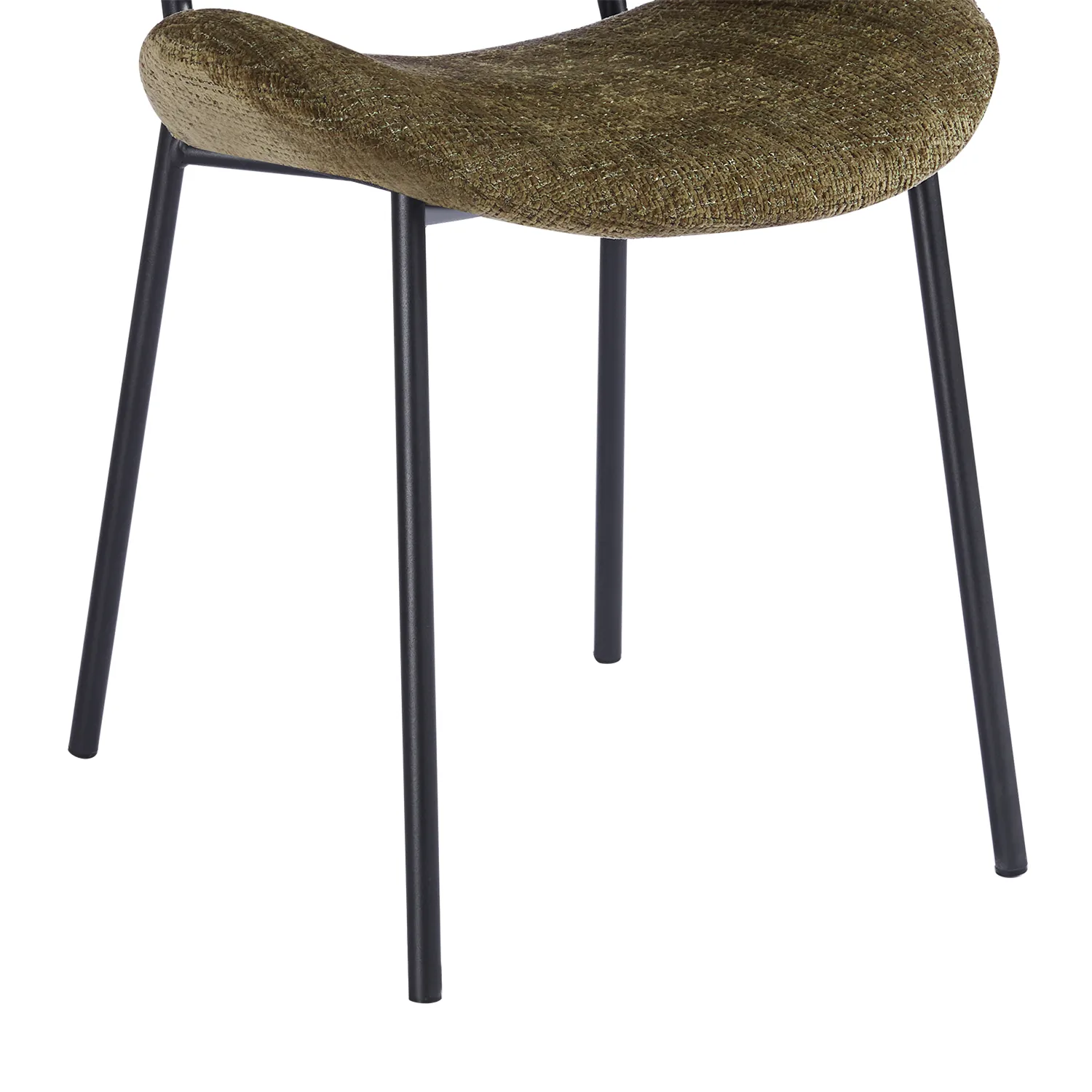 Noble Dining Chair – Olive Green (Set of 4) - Image 11