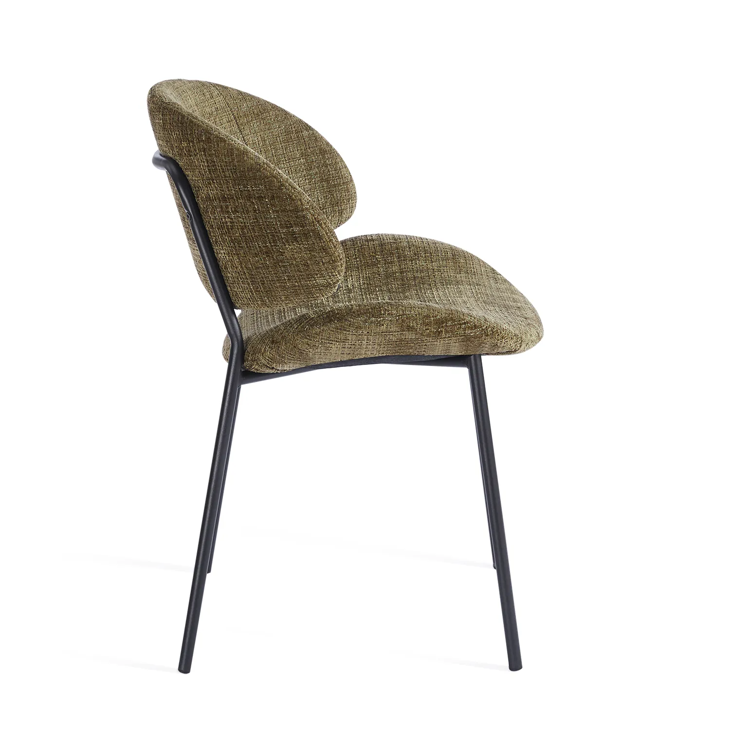 Noble Dining Chair – Olive Green (Set of 4) - Image 6