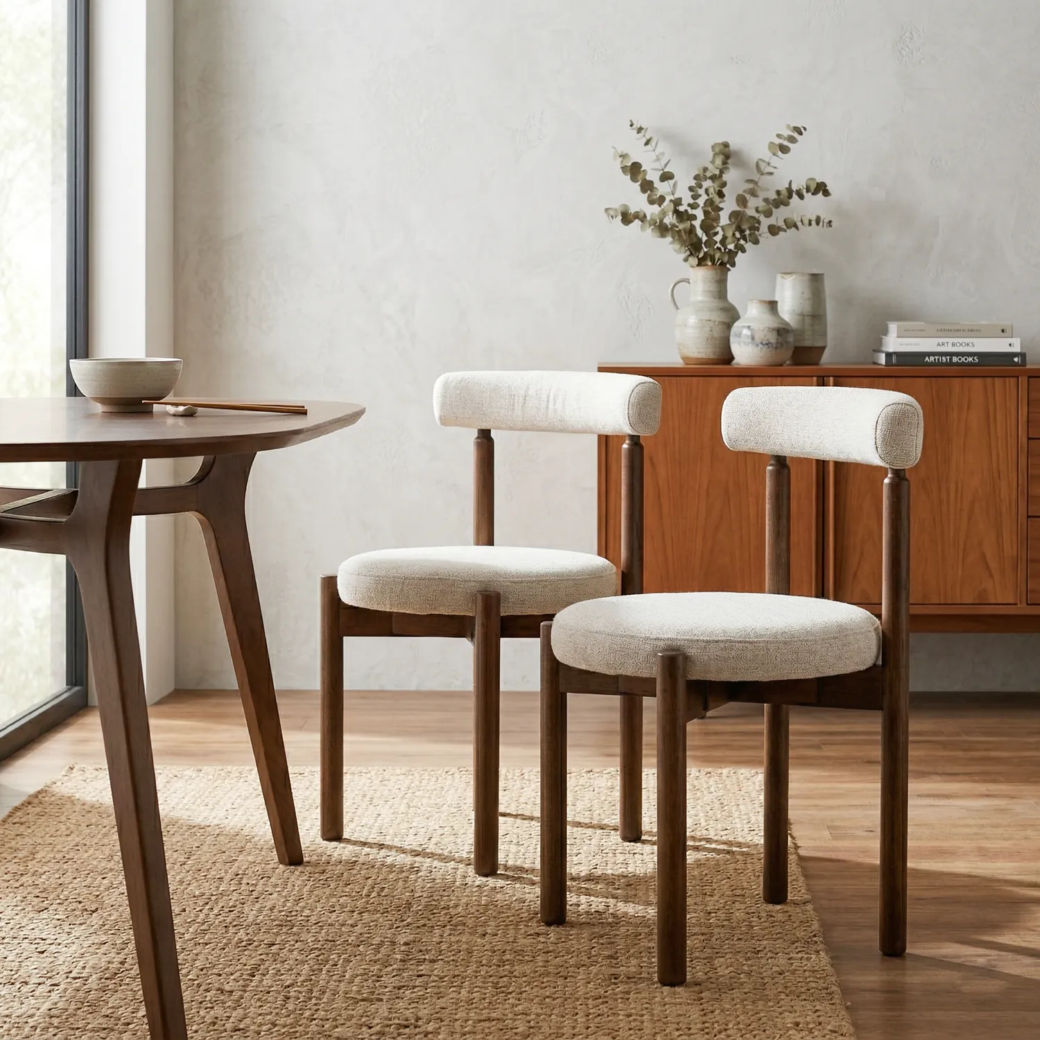 Orien Dining Chair – Cream (Set of 2)