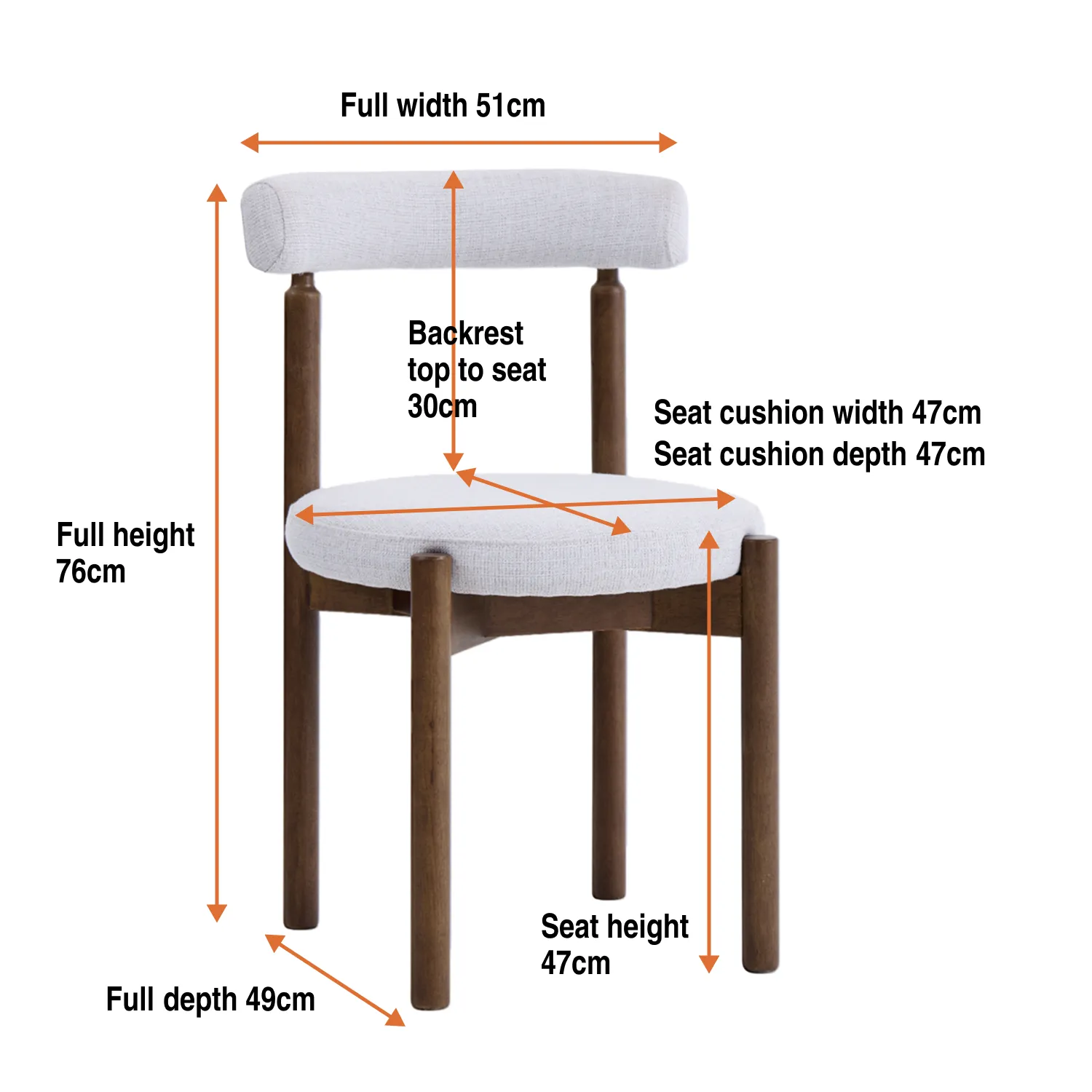 Orien Dining Chair – Light Grey (Set of 2) - Image 16