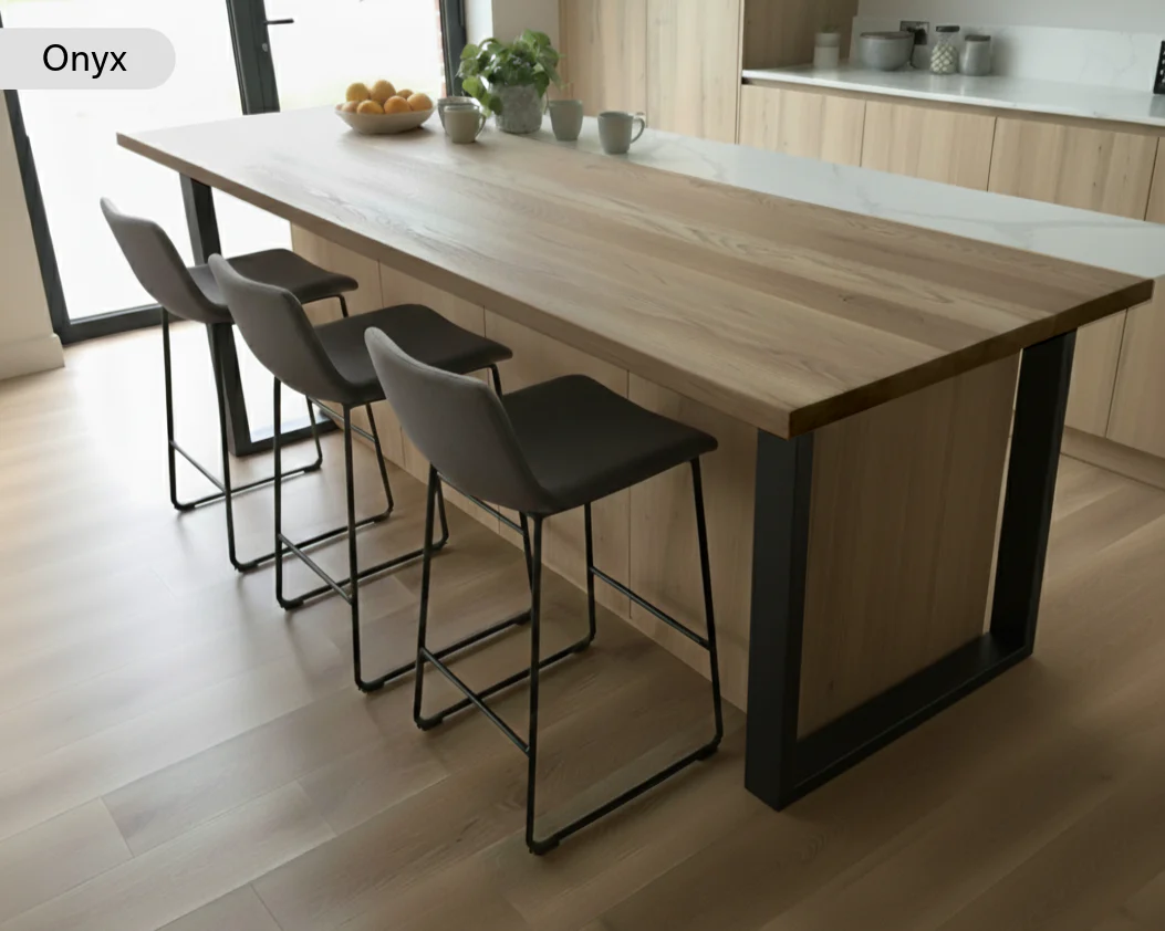 Premium Solid Oak Breakfast Bar - Image 4