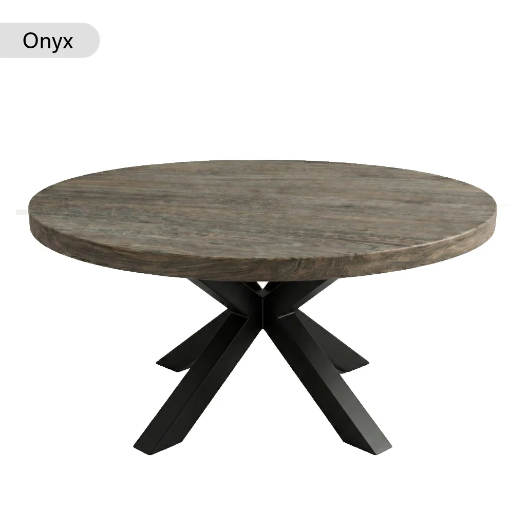 Premium Solid Oak Round Dining Table - Image 8