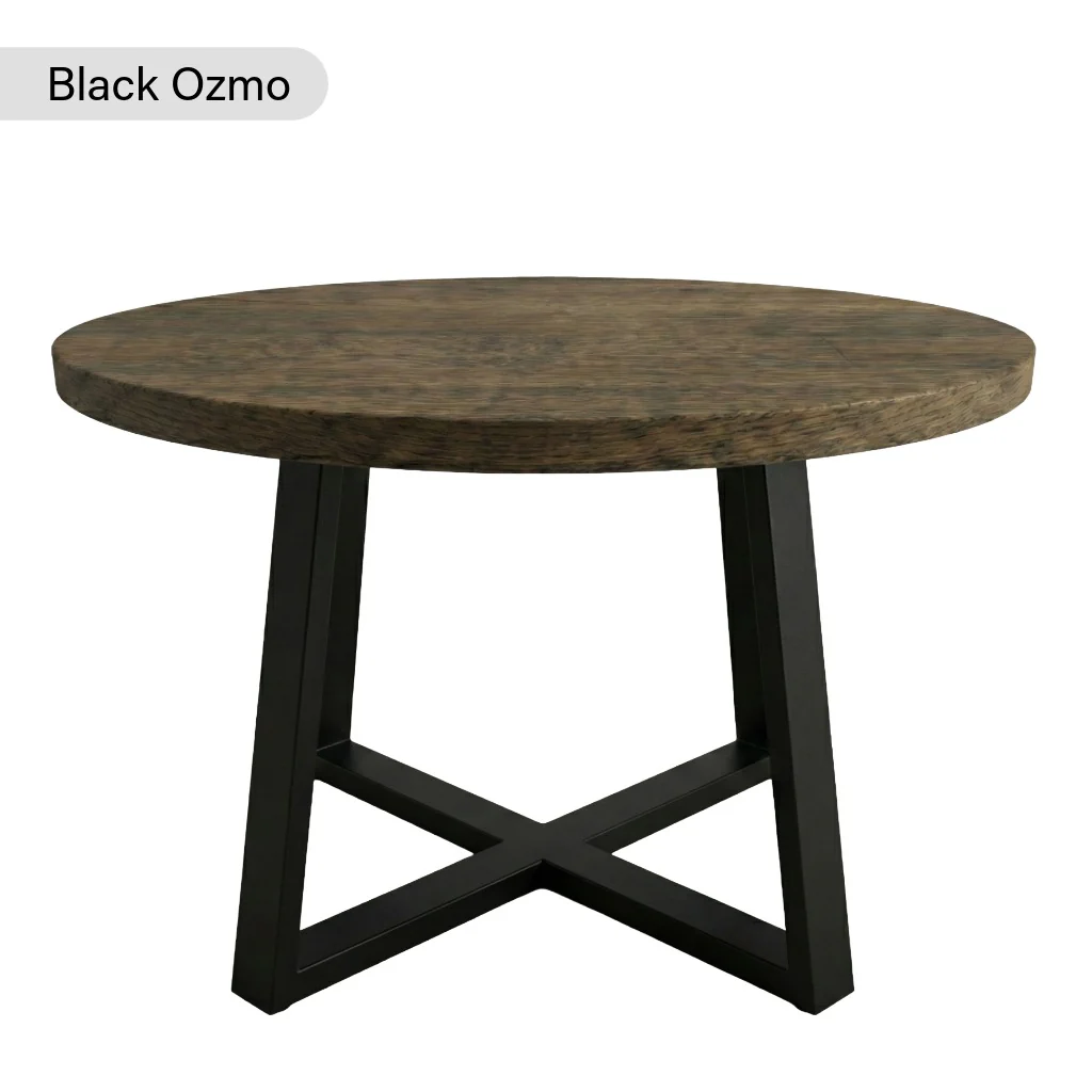 Premium Solid Oak Round Meeting Room Table - Image 6