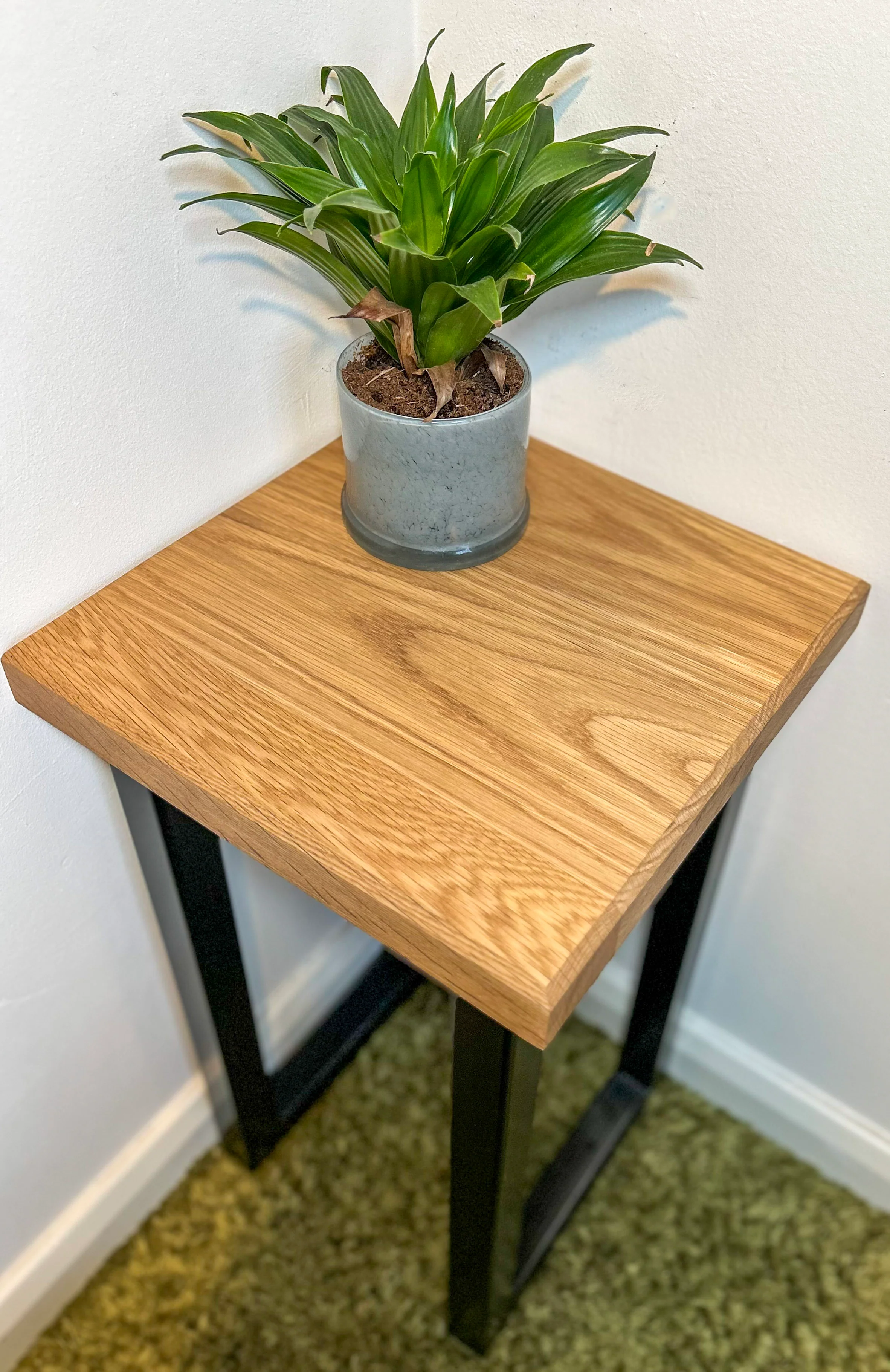 Premium Solid Oak Side Table - Image 3