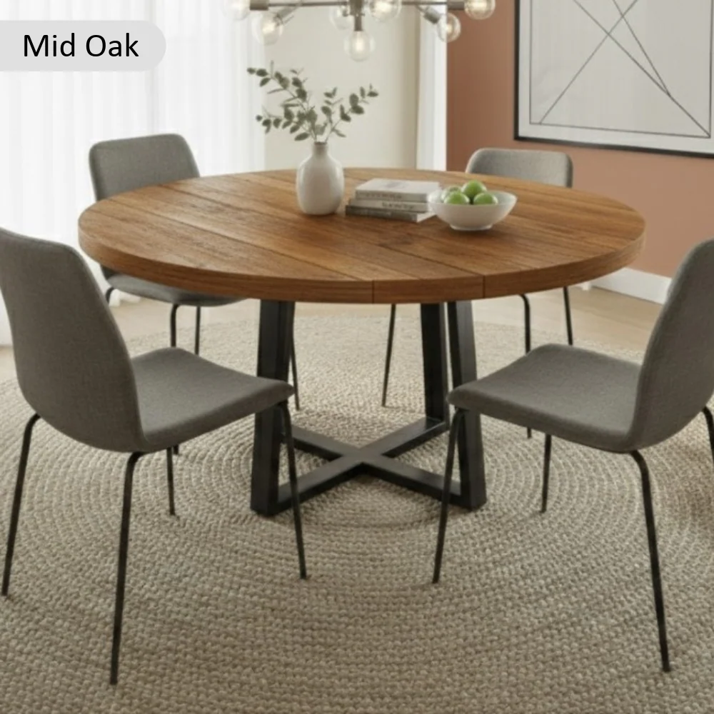 Reclaimed Round Dining Table - Image 3