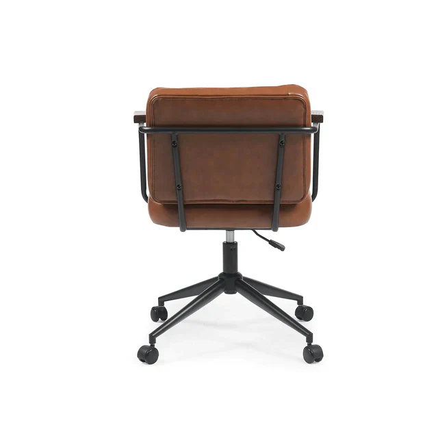 Rexon Swivel Office Chair - Brown - Image 3