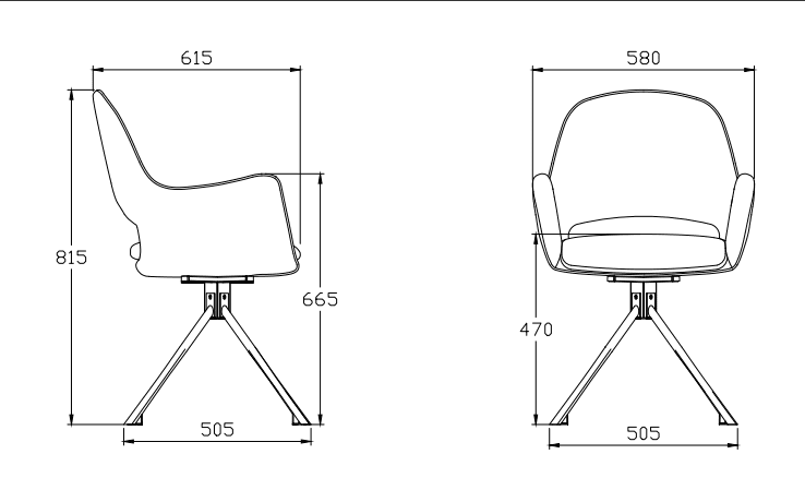 Tetra Dining Chair - Blue (Set of 2) - Image 7