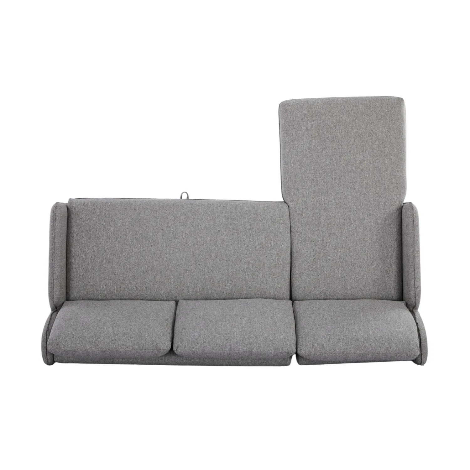 Verona Fabric 3 Seater Reversible Corner Sofa Bed with Storage - Grey - Image 6