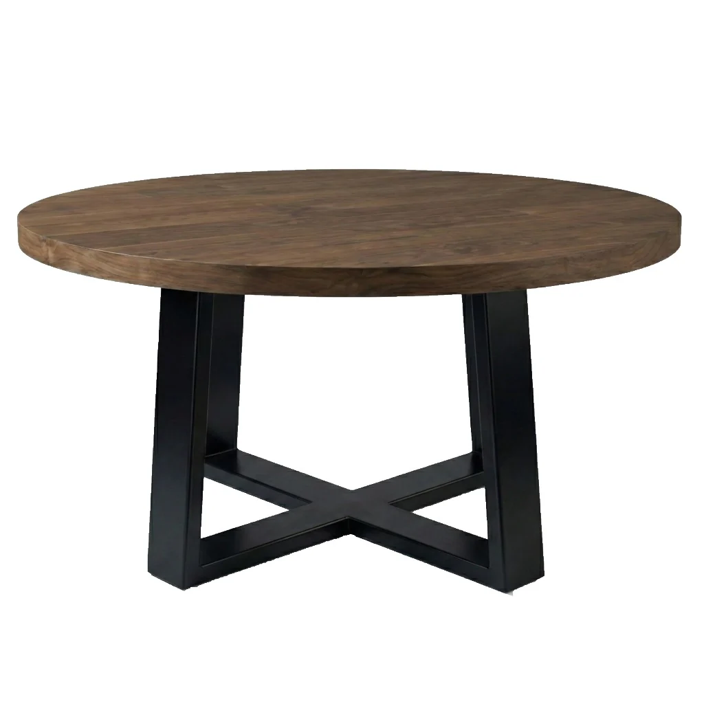 Walnut Round Dining Table - Image 7